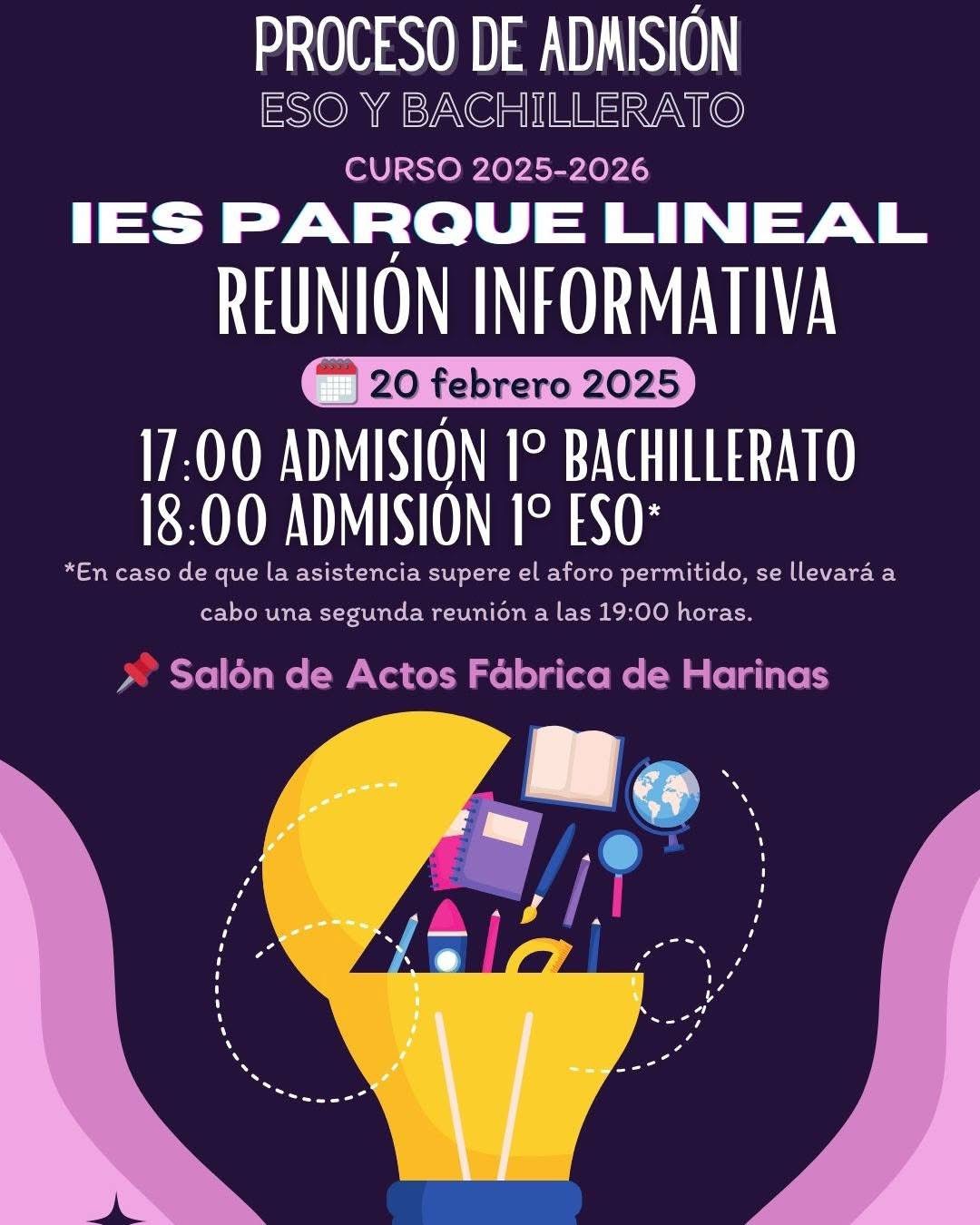 Reuniones informativas Proceso de Admisión